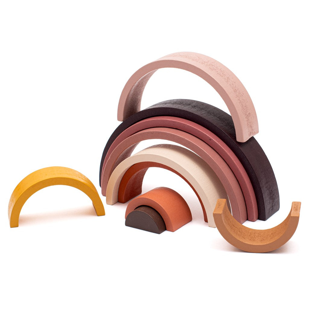 Fa szivárvány Brown Montessori Baby Mix