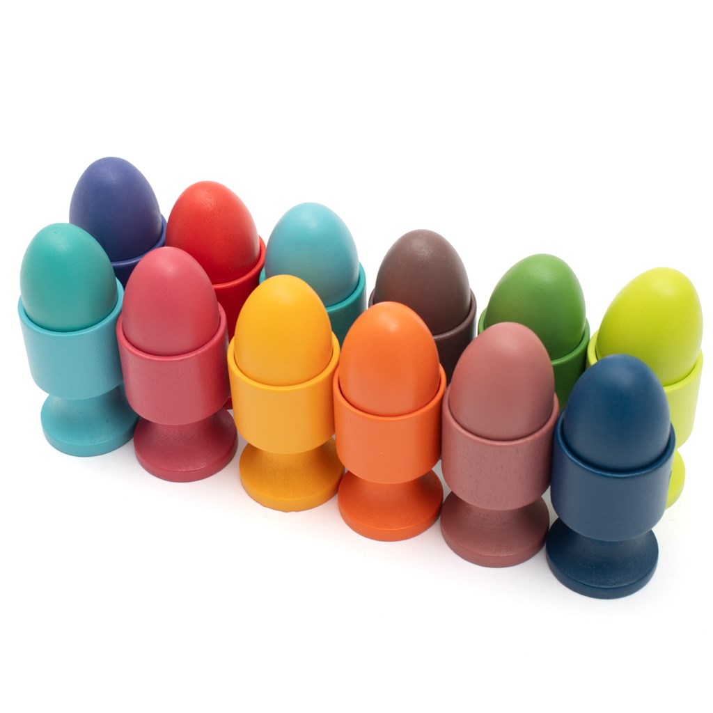 Fa tojásos kirakó Montessori Baby Mix