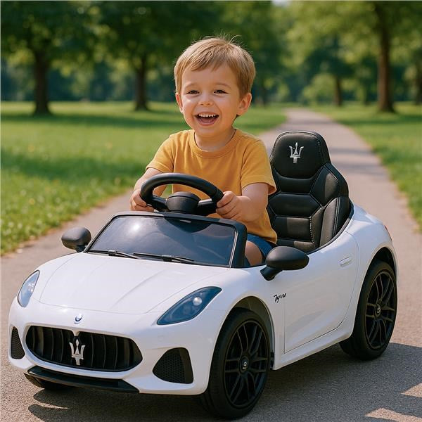 Elektromos játékautó Maserati GranTurismo Baby Mix fehér