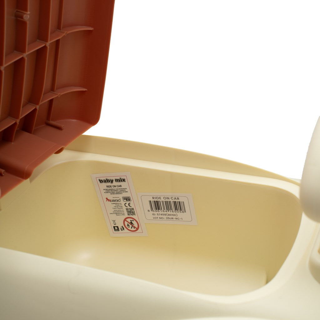 Baby Mix Kiddo Cruiser gyerek futóbicikli bézs színben