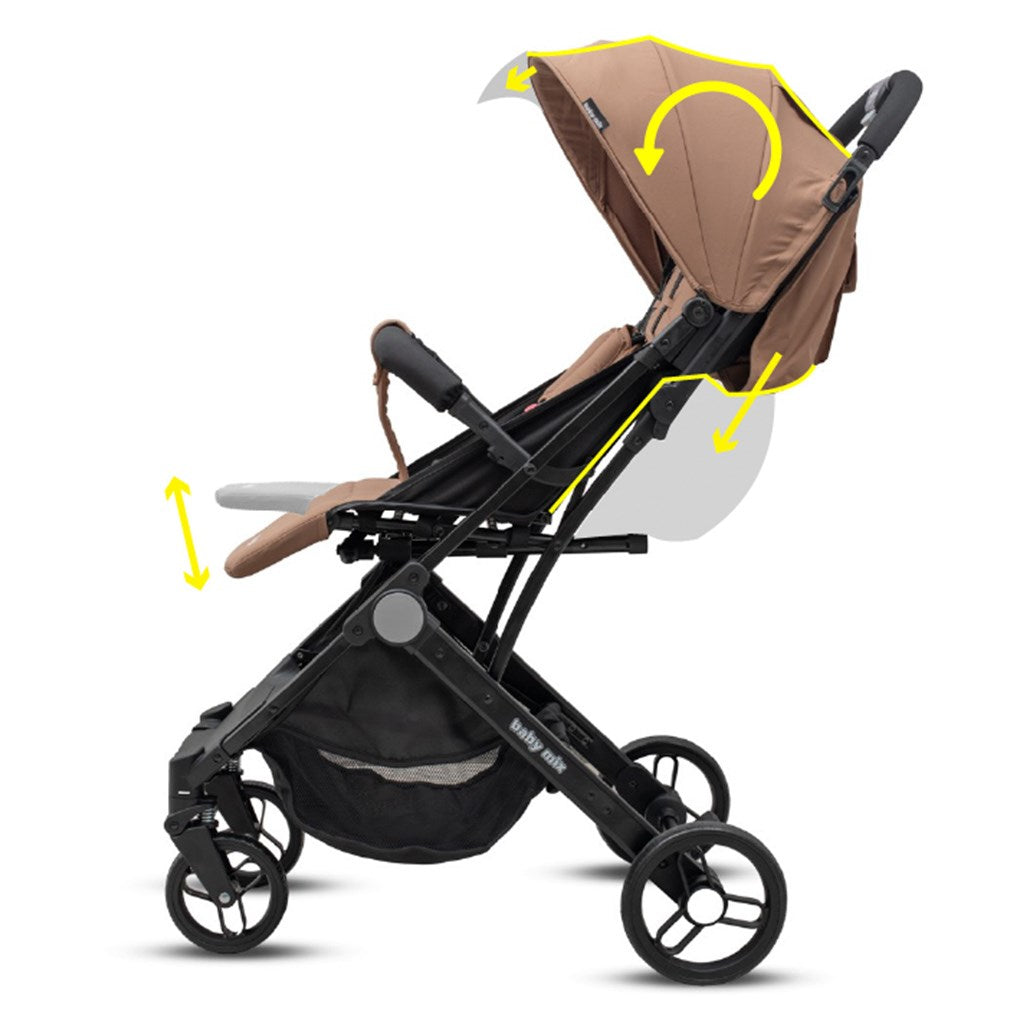 Sport babakocsi Bimelo Baby Mix Ultra-light szürke