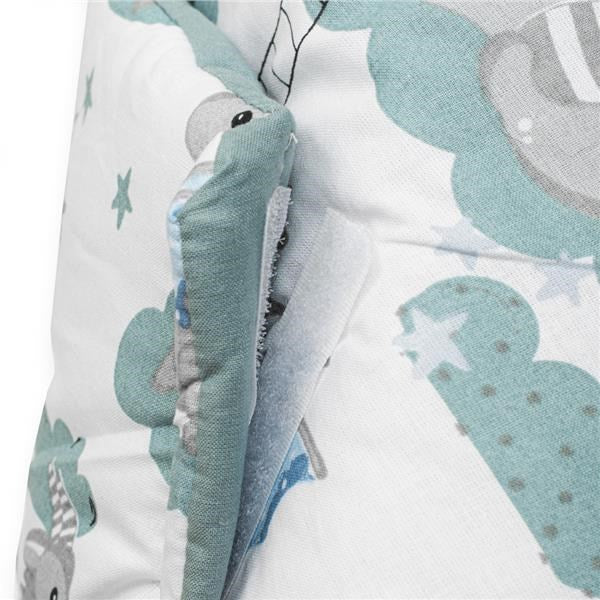 Kétoldalas gyerek pólya New Baby Sárkány 80x80 cm