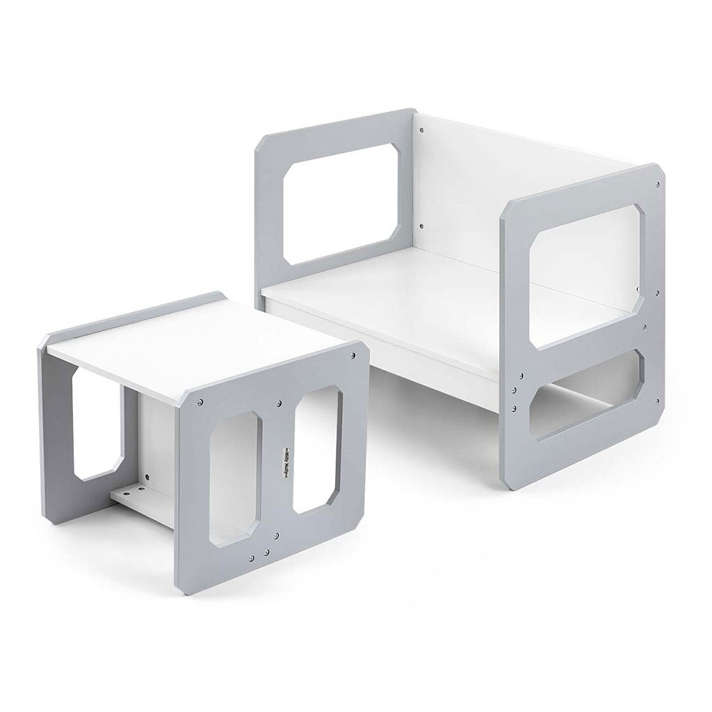 Milly Mally Stella 3 az 1-ben bútorkészlet - Asztal és szék Grey