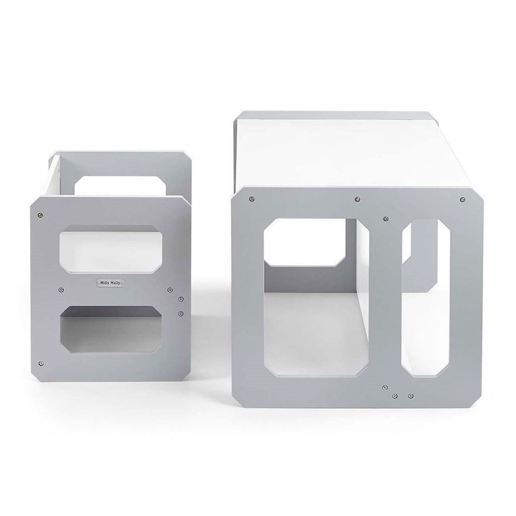 Milly Mally Stella 3 az 1-ben bútorkészlet - Asztal és szék Grey