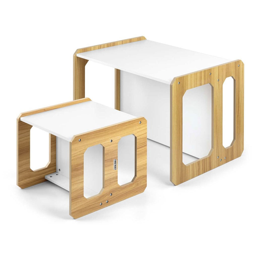 Milly Mally Stella 3 az 1-ben bútorkészlet - Asztal és szék Natural