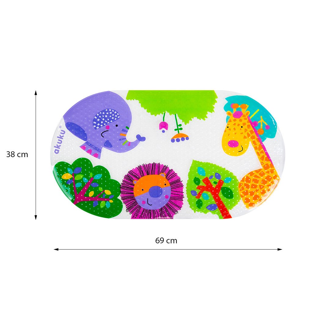 Csúszásgátló fürdőkád alátét Akuku 69x39 cm