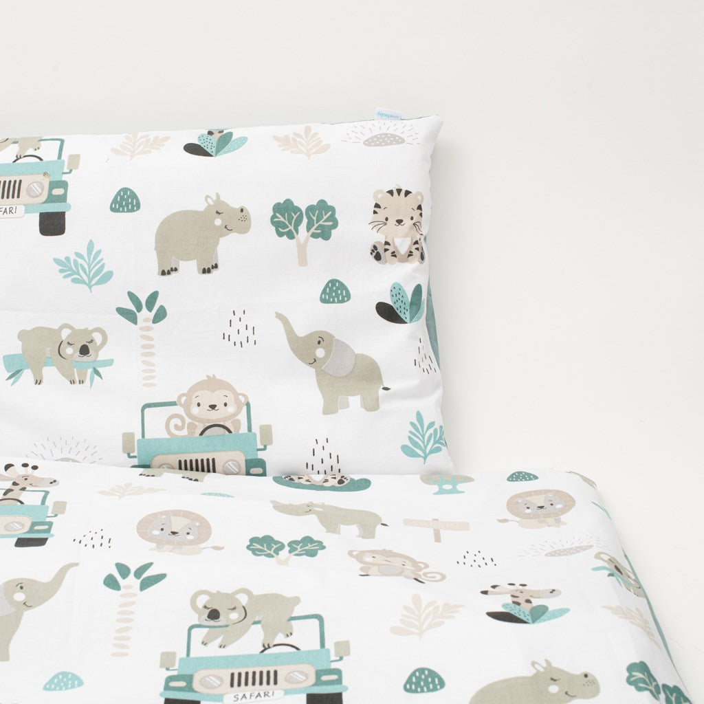 2-részes ágyneműhuzat New Baby Safari II 90/120 cm mint