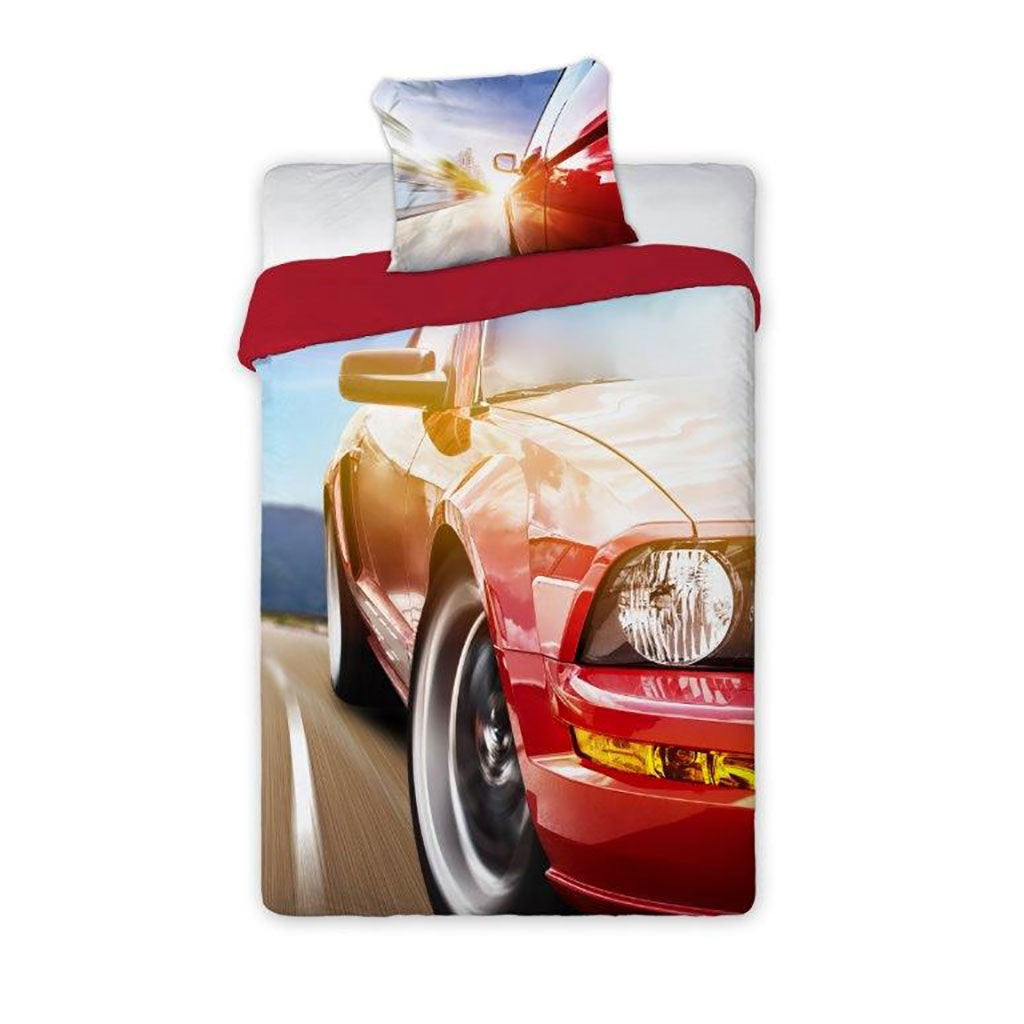 Ágyneműgarnitúra TURBO 4x4 140x200+70x90 pamut