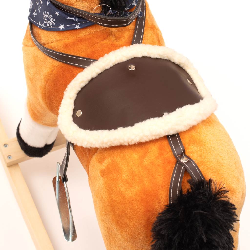 Hintaló dallammal Baby Mix Blesk barna kendővel (a csomagolás sérült)