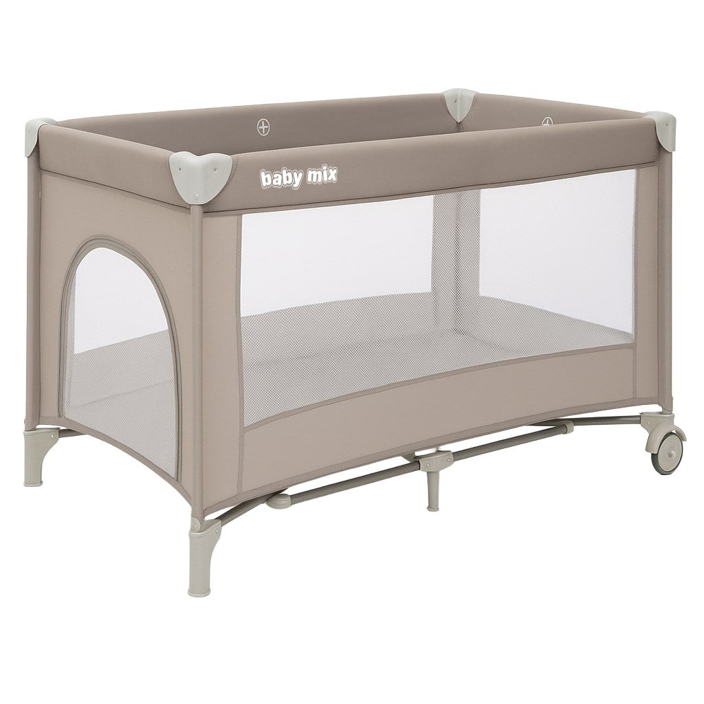 Gyermek utazóágy Baby Mix Simple bézs