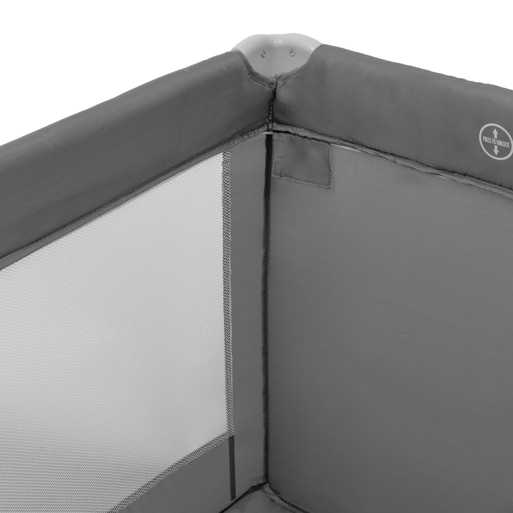 Baby Mix Grow utazóágy függőággyal Lift szürke