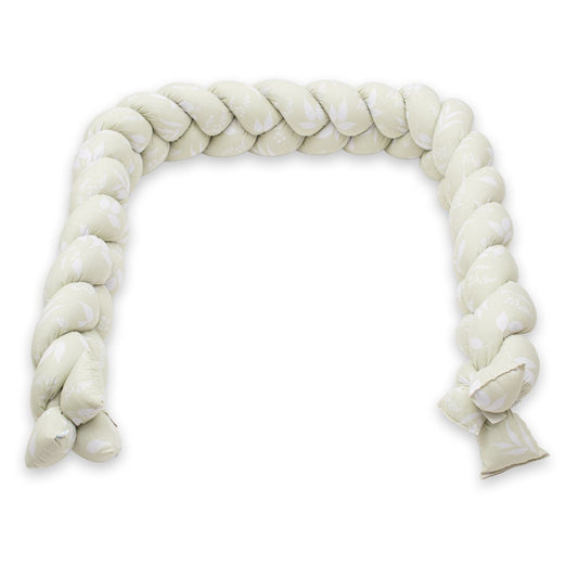 Védő fonott rácsvédő kiságyba New Baby Levelek