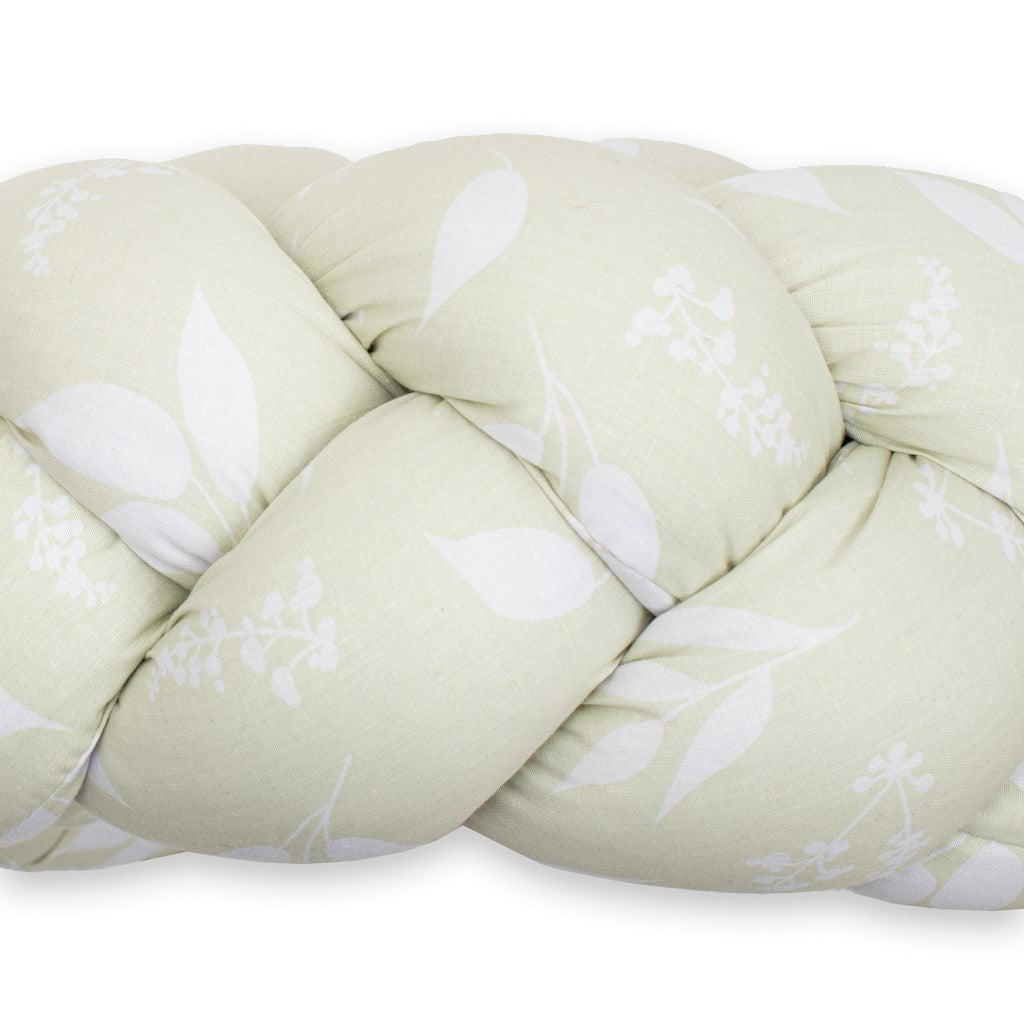 Védő fonott rácsvédő kiságyba New Baby Levelek