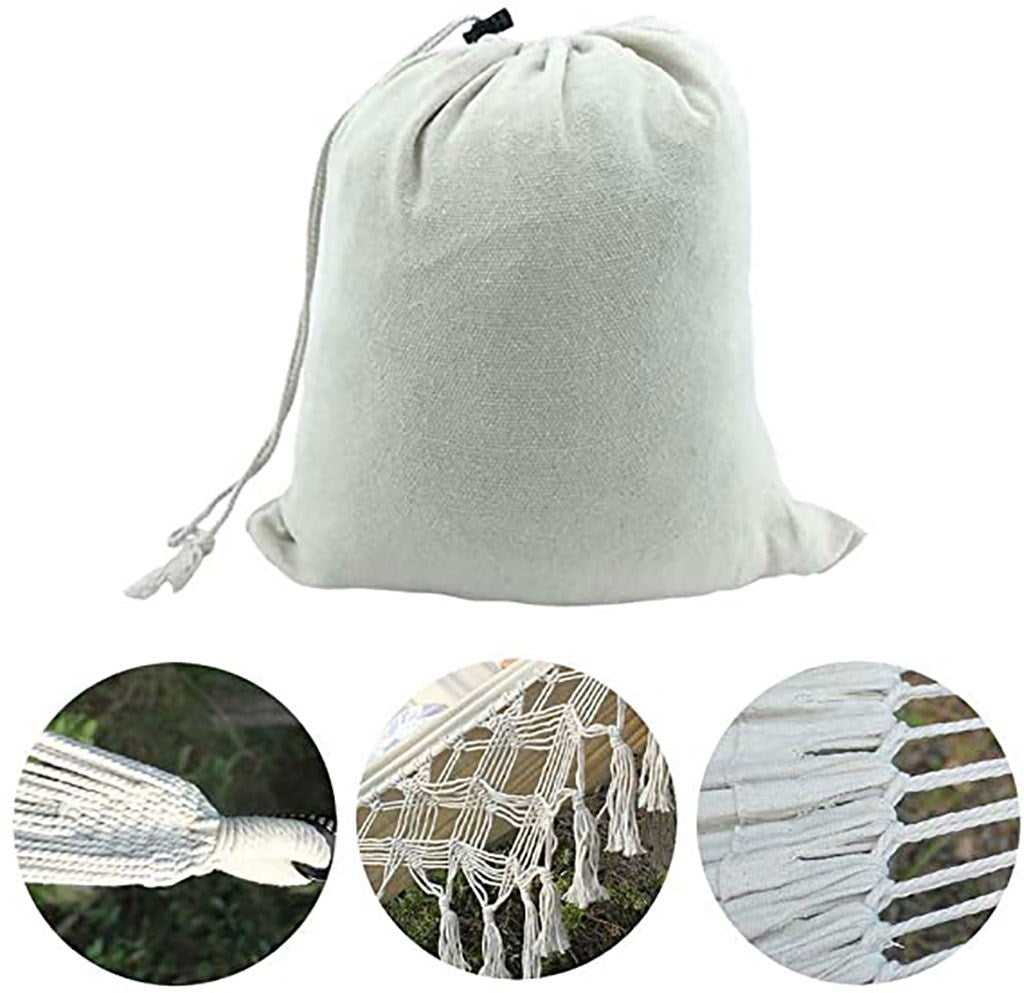 Nagy függő hintaágy két személyre Hamaka XXL BOHO Baby Mix ecru