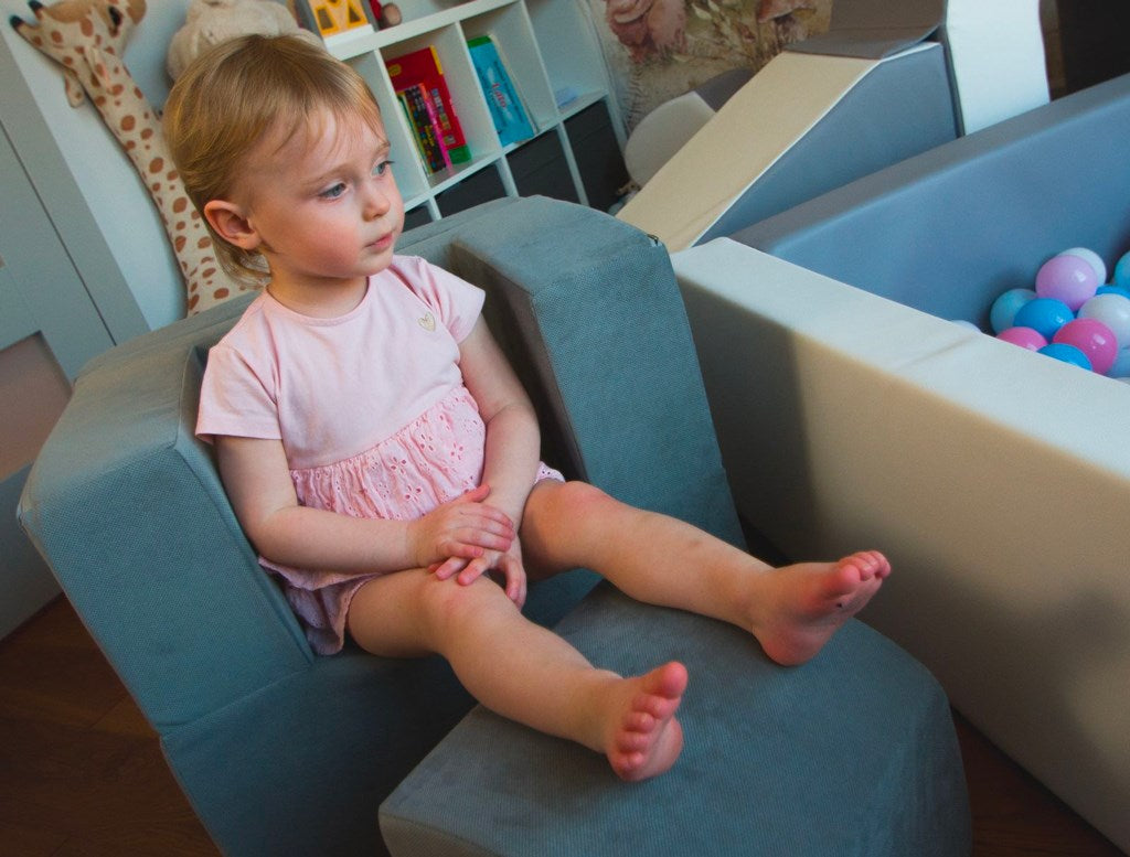 Gyermek összecsukható fotel-nyugágy pink