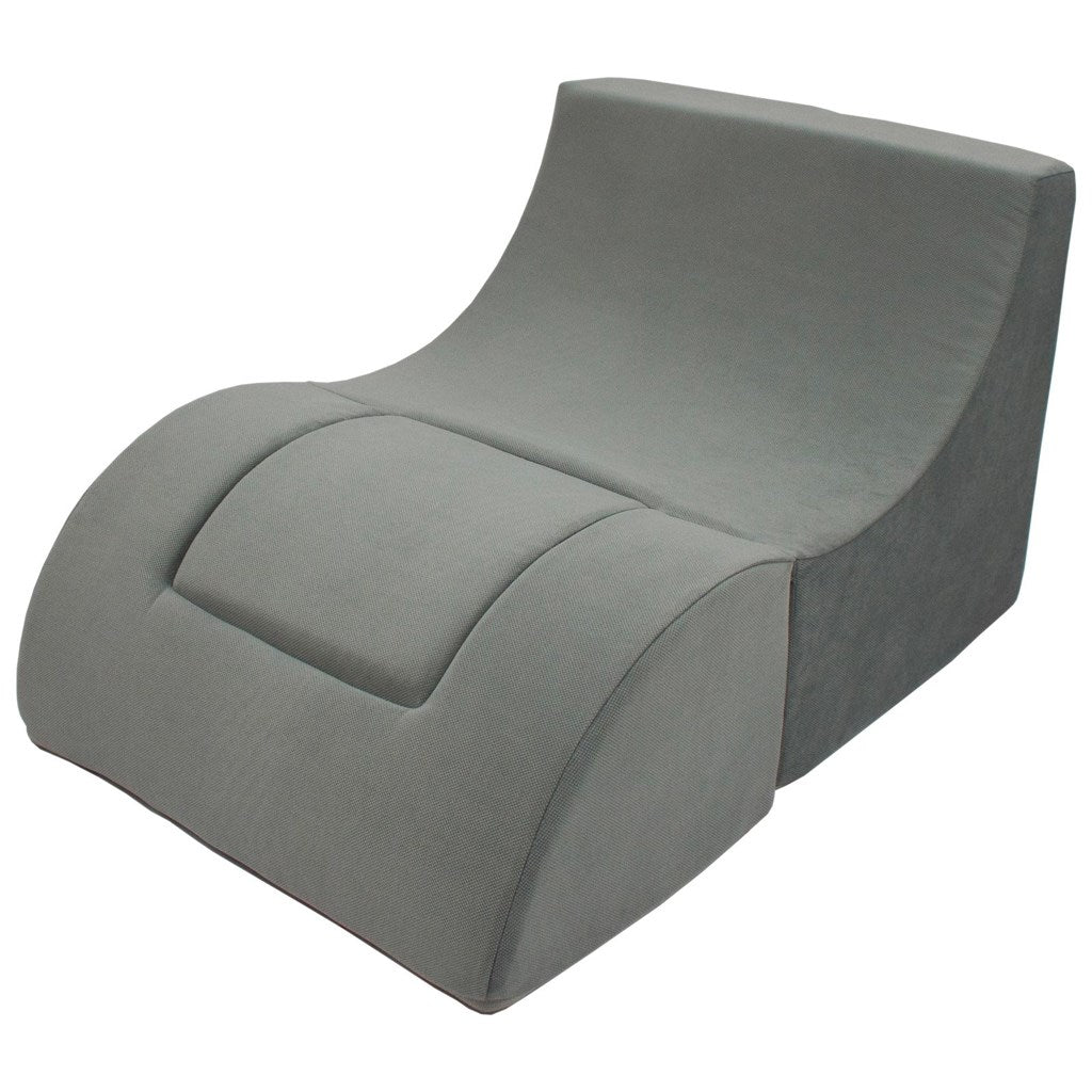 Gyermek összecsukható fotel-nyugágy grey