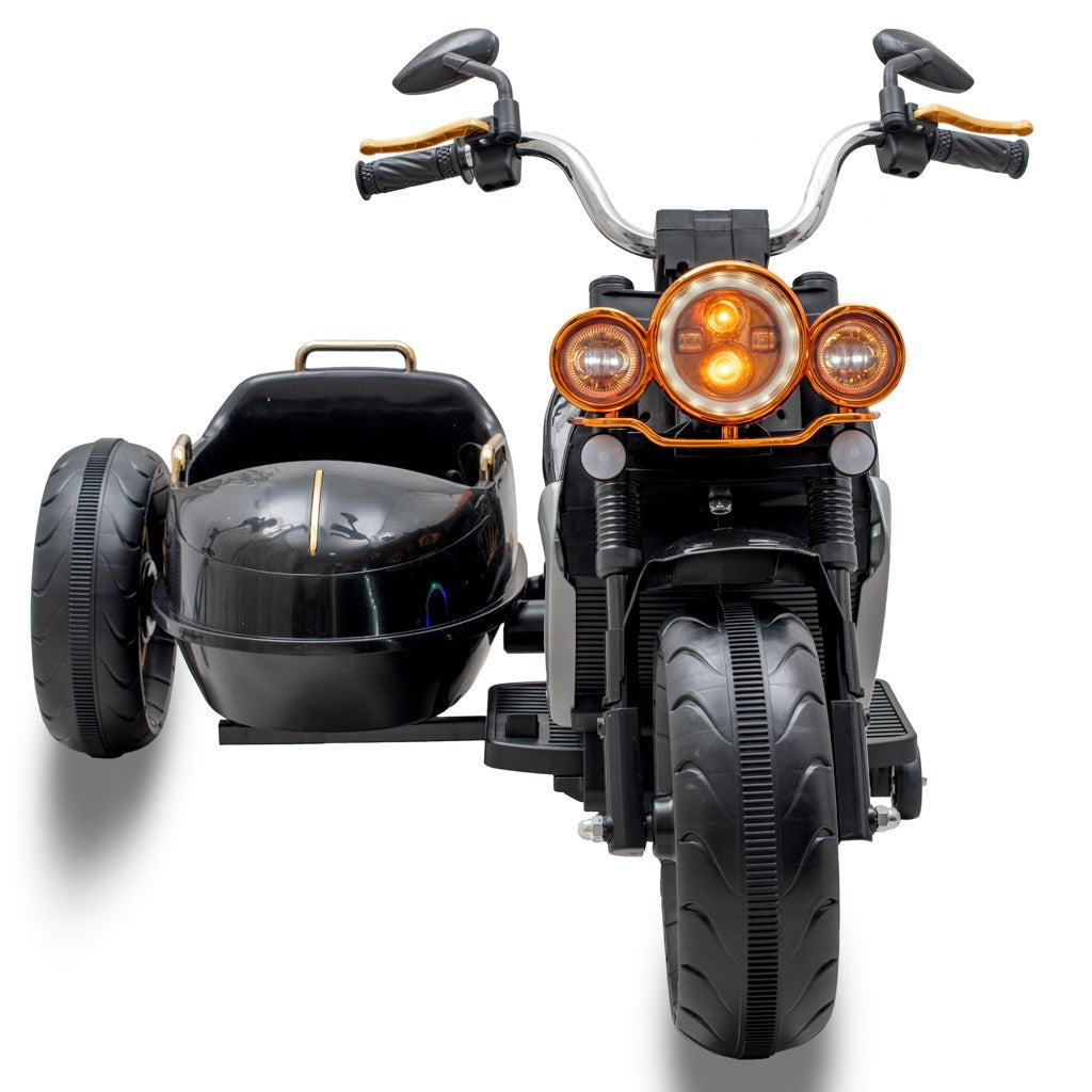 Gyermek elektromos motor SideCar Baby Mix fekete