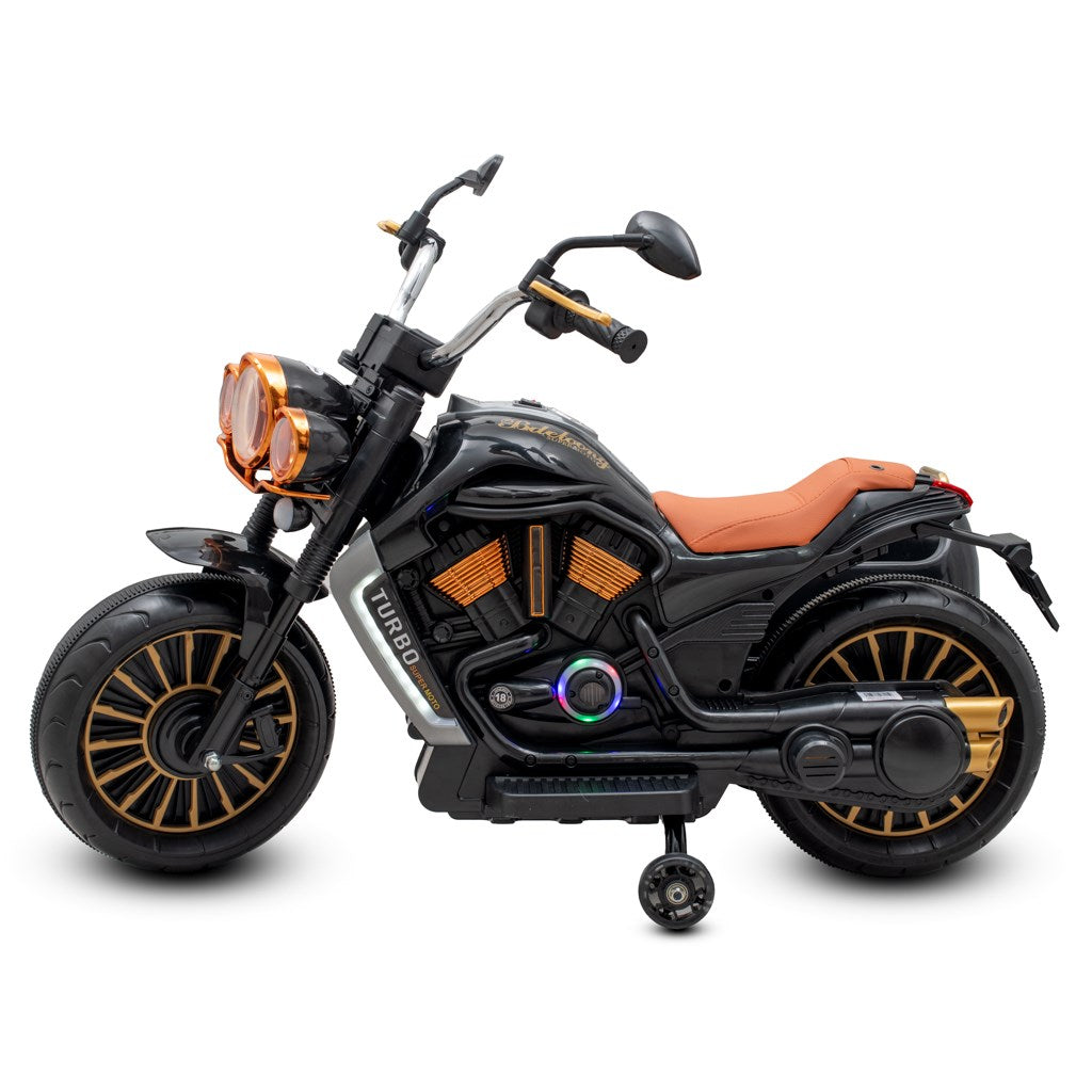 Gyermek elektromos motor SideCar Baby Mix fekete