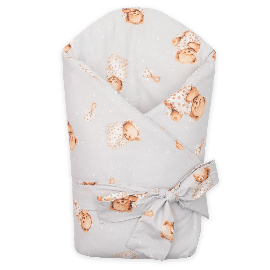 Gyerek pólya New Baby Sweet teddy bear 80x80 cm brown