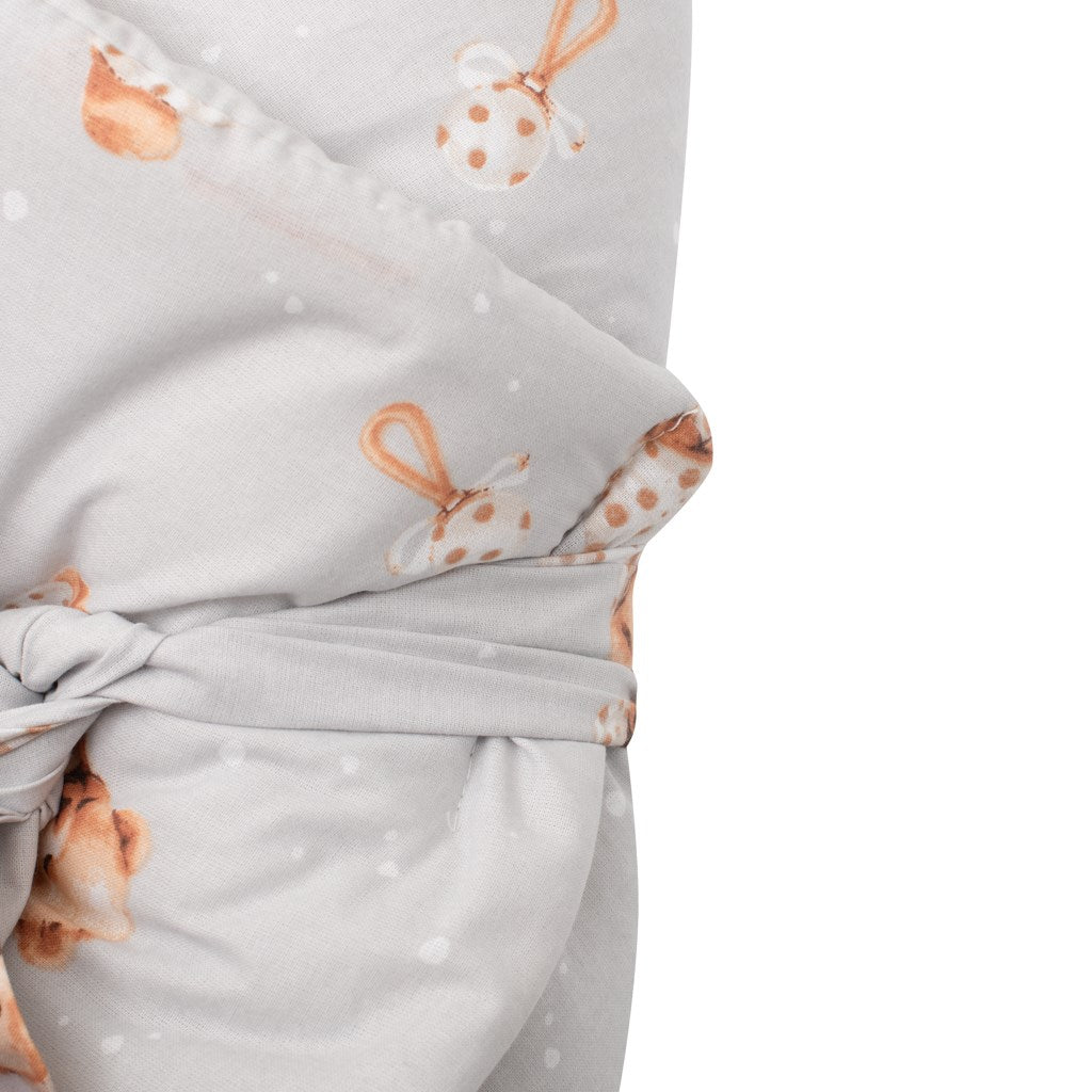 Gyerek pólya New Baby Sweet teddy bear 80x80 cm brown