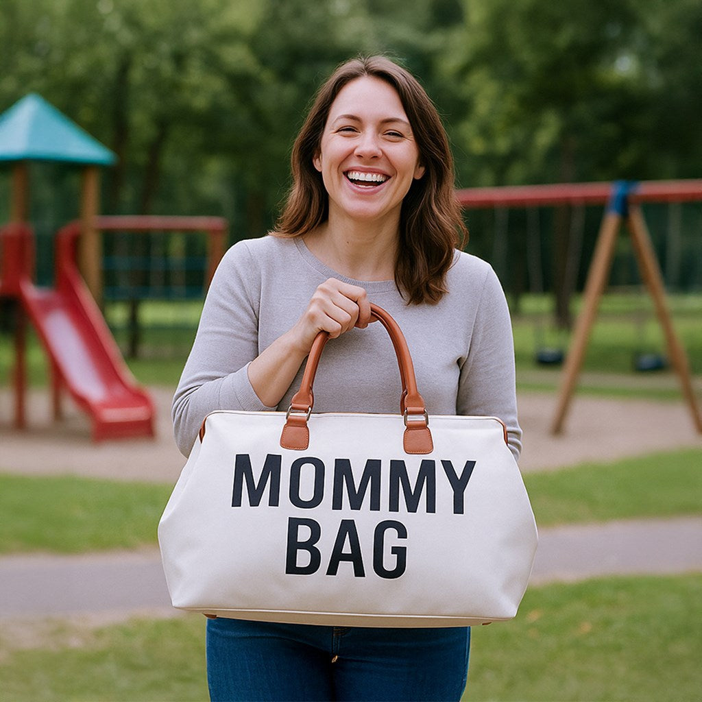 Anyuka táskája Mommy Bag bézs