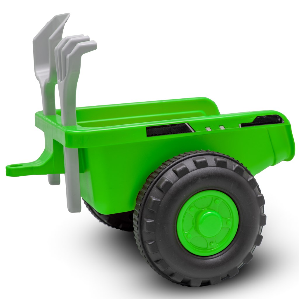 Gyermek lábbal hajtós traktor Baby Mix Benny zöld