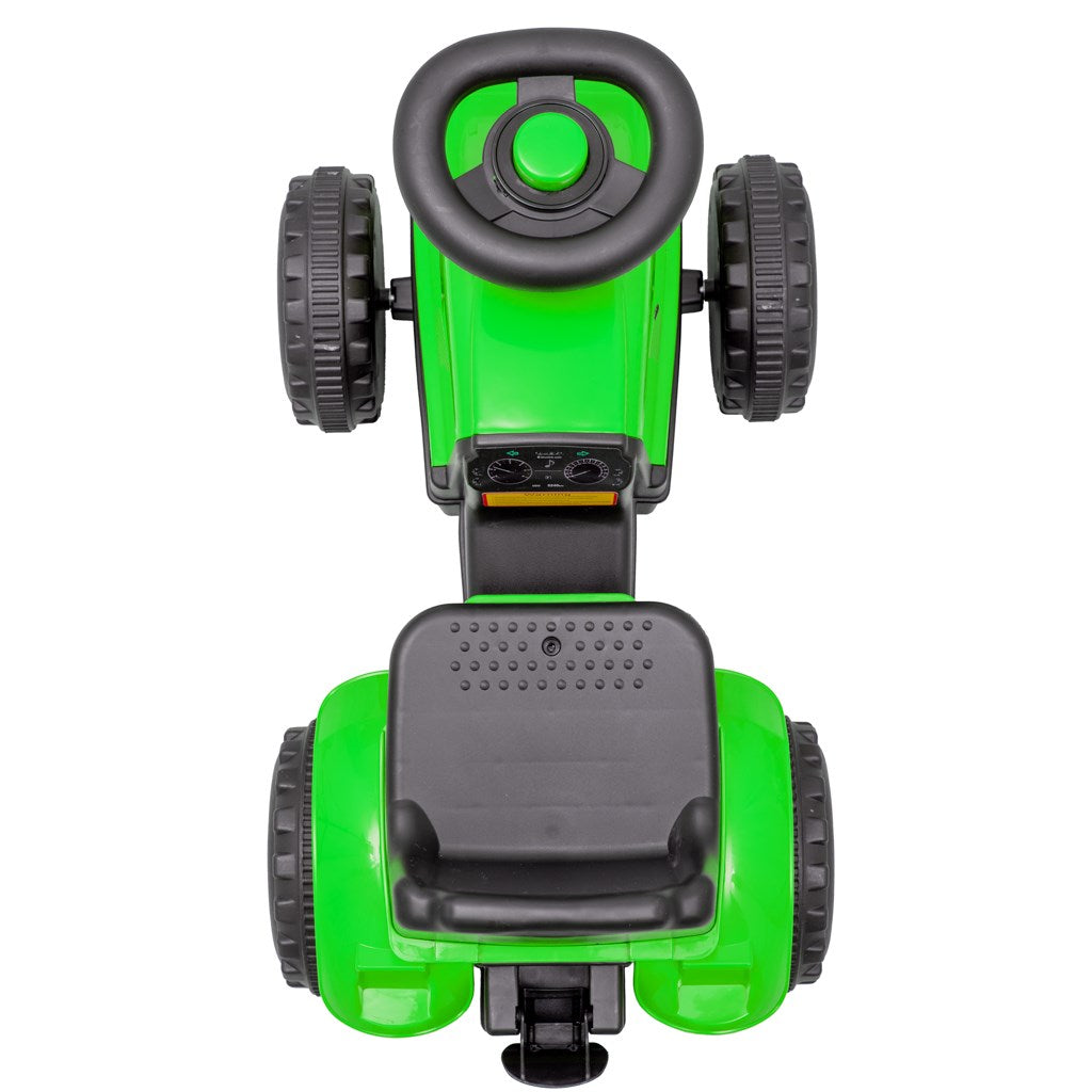 Gyermek lábbal hajtós traktor Baby Mix Benny zöld