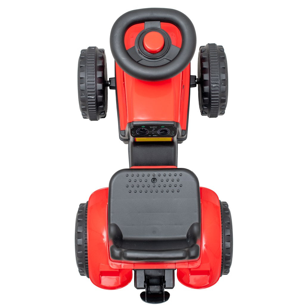 Gyermek lábbal hajtós traktor Baby Mix Benny piros