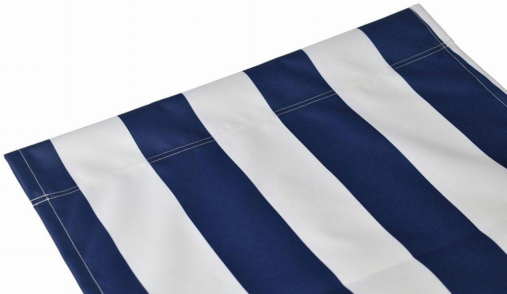 Kerti összecsukható strandnyugágy Baby Mix kék-fehér