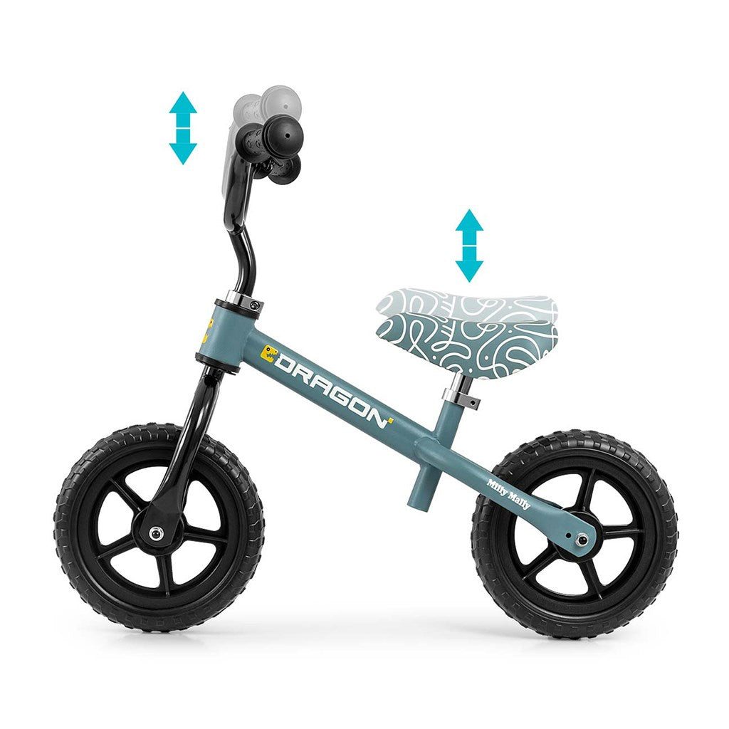 Gyerek futóbicikli Milly Mally Dragon denim