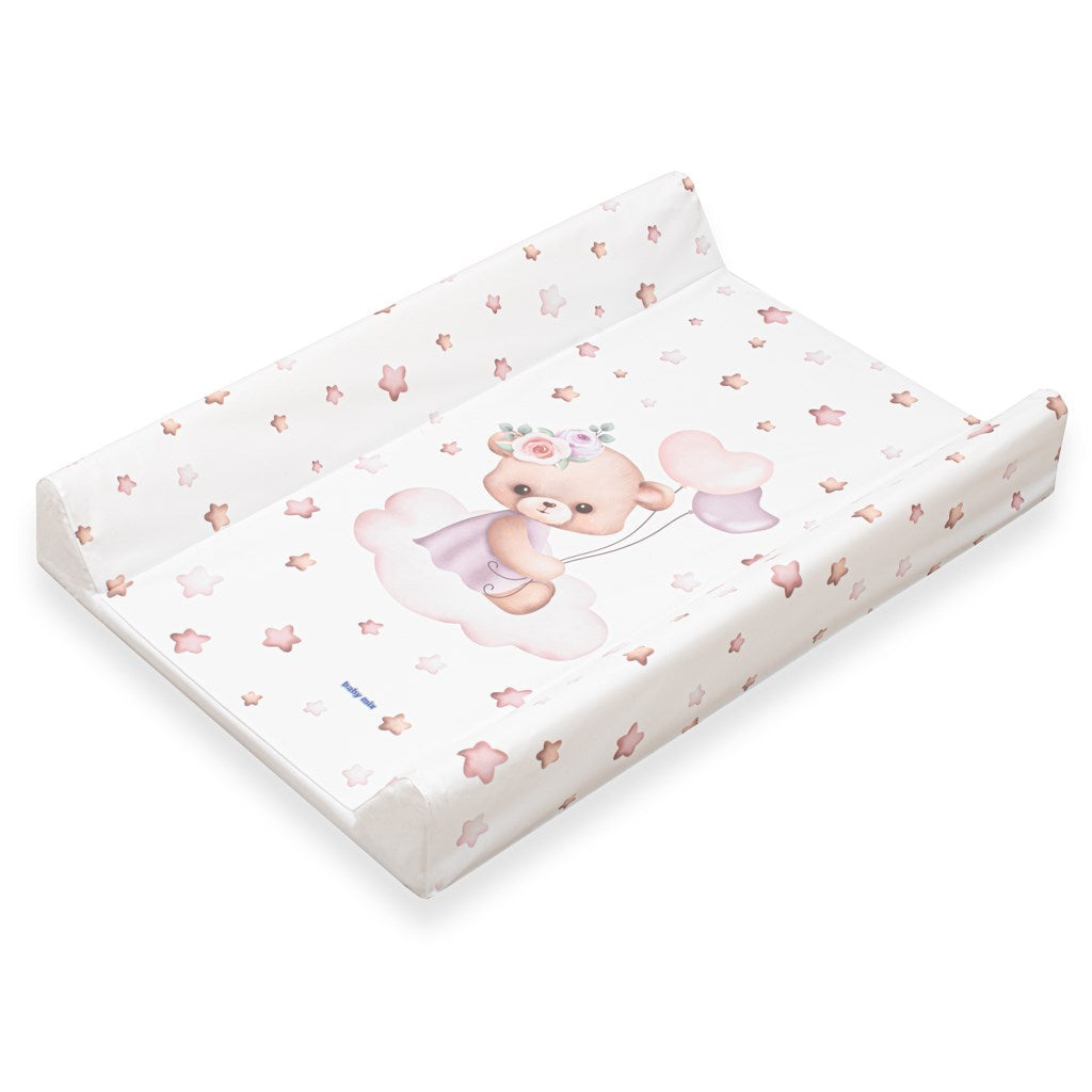Pelenkázó lap Baby Mix Maci 47x70cm rózsaszín