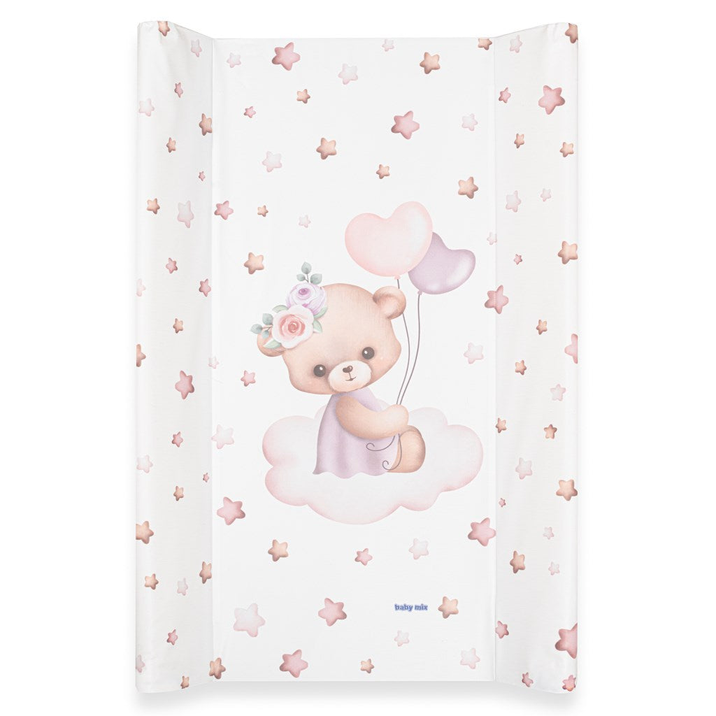 Pelenkázó lap Baby Mix Maci 47x70cm rózsaszín