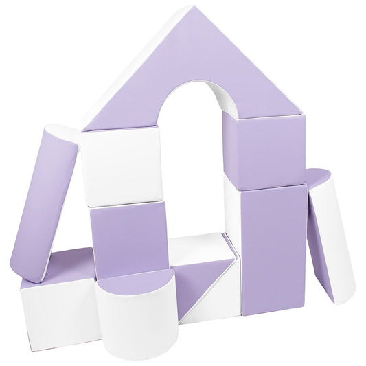 Habkockák – óriási építőkészlet 11 db white-lilac