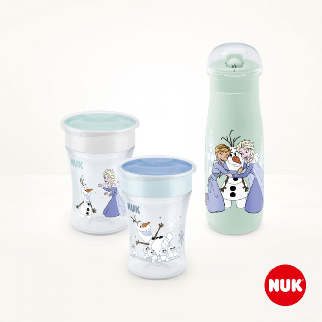 Bájos itató pohár Mini Magic NUK 360° fedéllel Frozen Olaf 230 ml