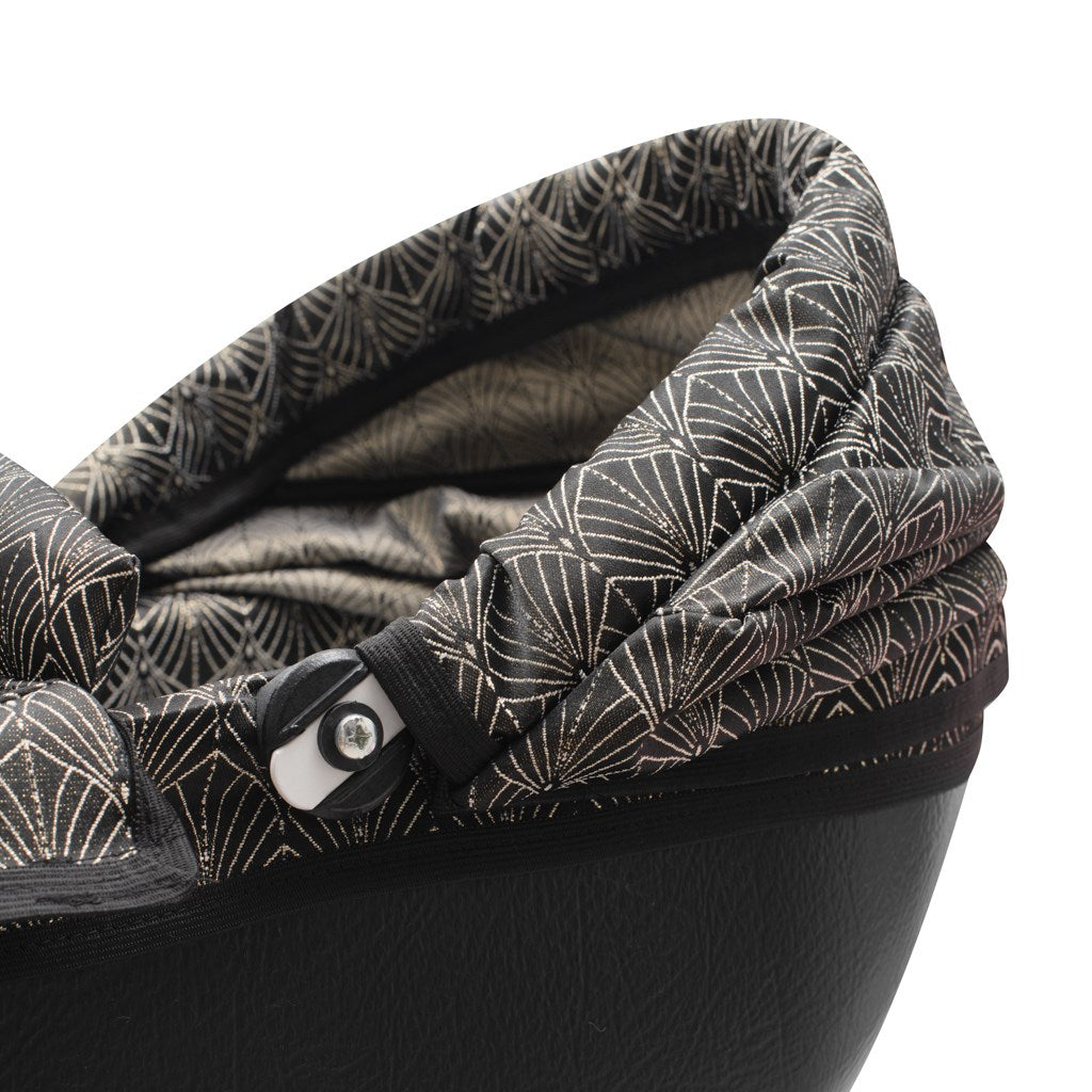 Luxus játék babakocsi New Baby COMFORT arany-fekete