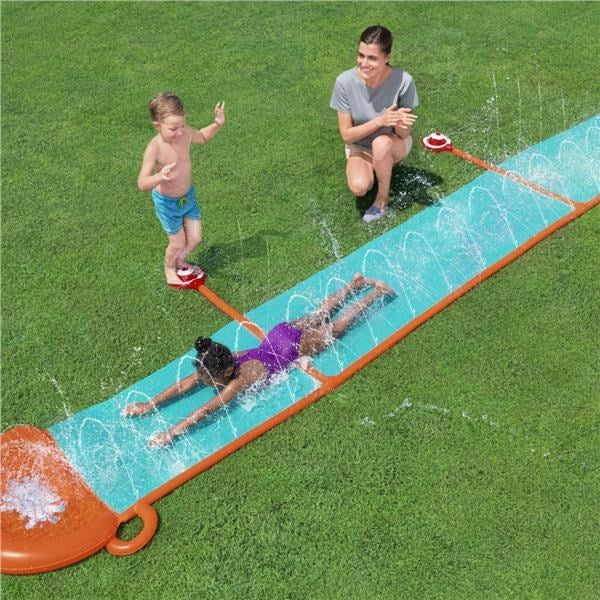 Gyerek vízicsúszda szórófejekkel Bestway H2OGO! StomBlast 4,88 m