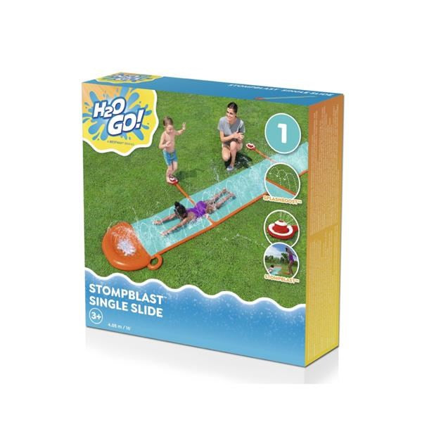 Gyerek vízicsúszda szórófejekkel Bestway H2OGO! StomBlast 4,88 m
