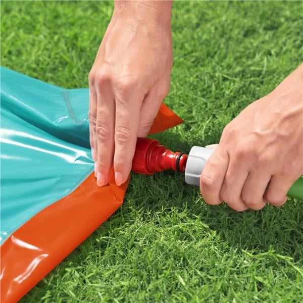 Gyerek vízicsúszda szórófejekkel Bestway H2OGO! StomBlast 4,88 m