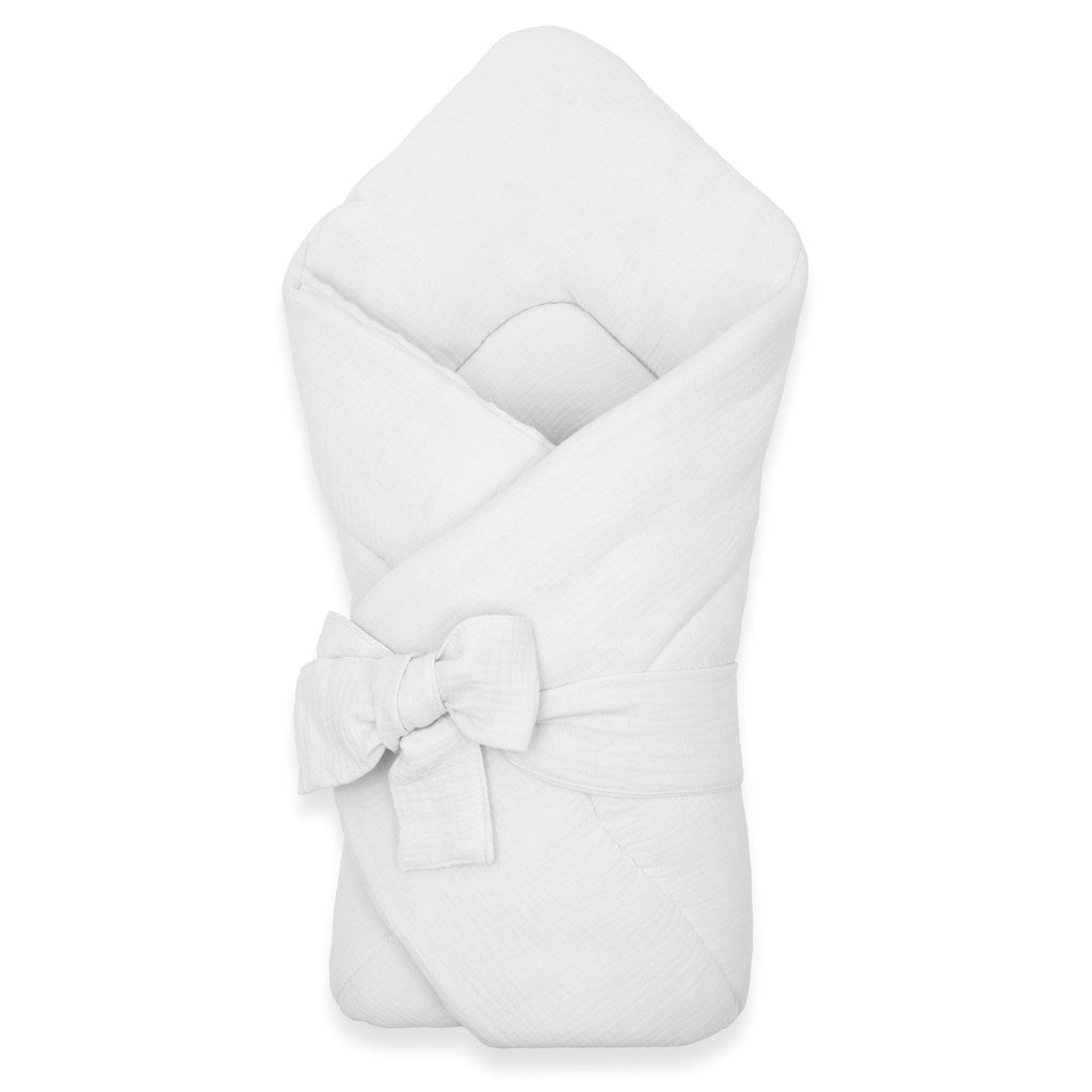Muszlin megkötős pólya New Baby white