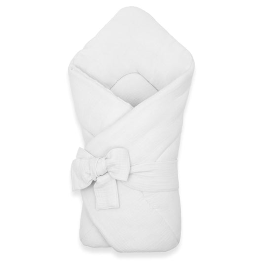 Muszlin megkötős pólya New Baby white
