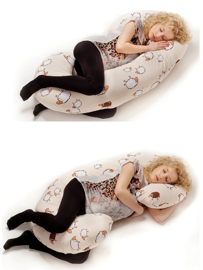 Univerzális szoptatós párna C alakú New Baby Bari cappuccino 285 x16