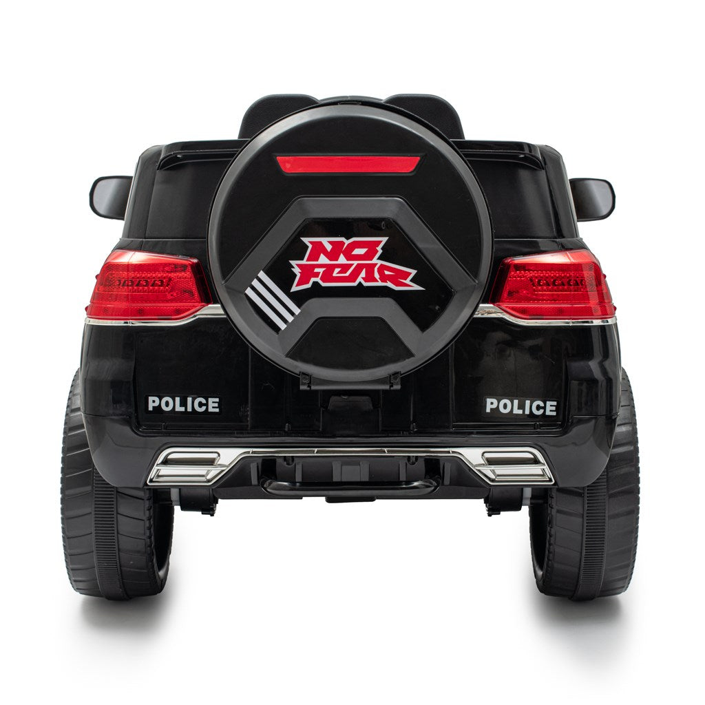 Gyermek elektromos autó Baby Mix Police 4x4 fekete (Sérült csomagolás)