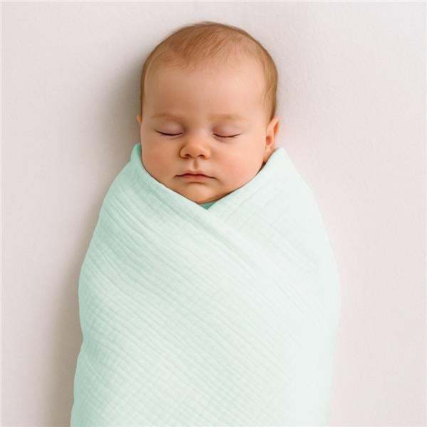 Muszlin gyermek pléd New Baby 70x100 cm mint