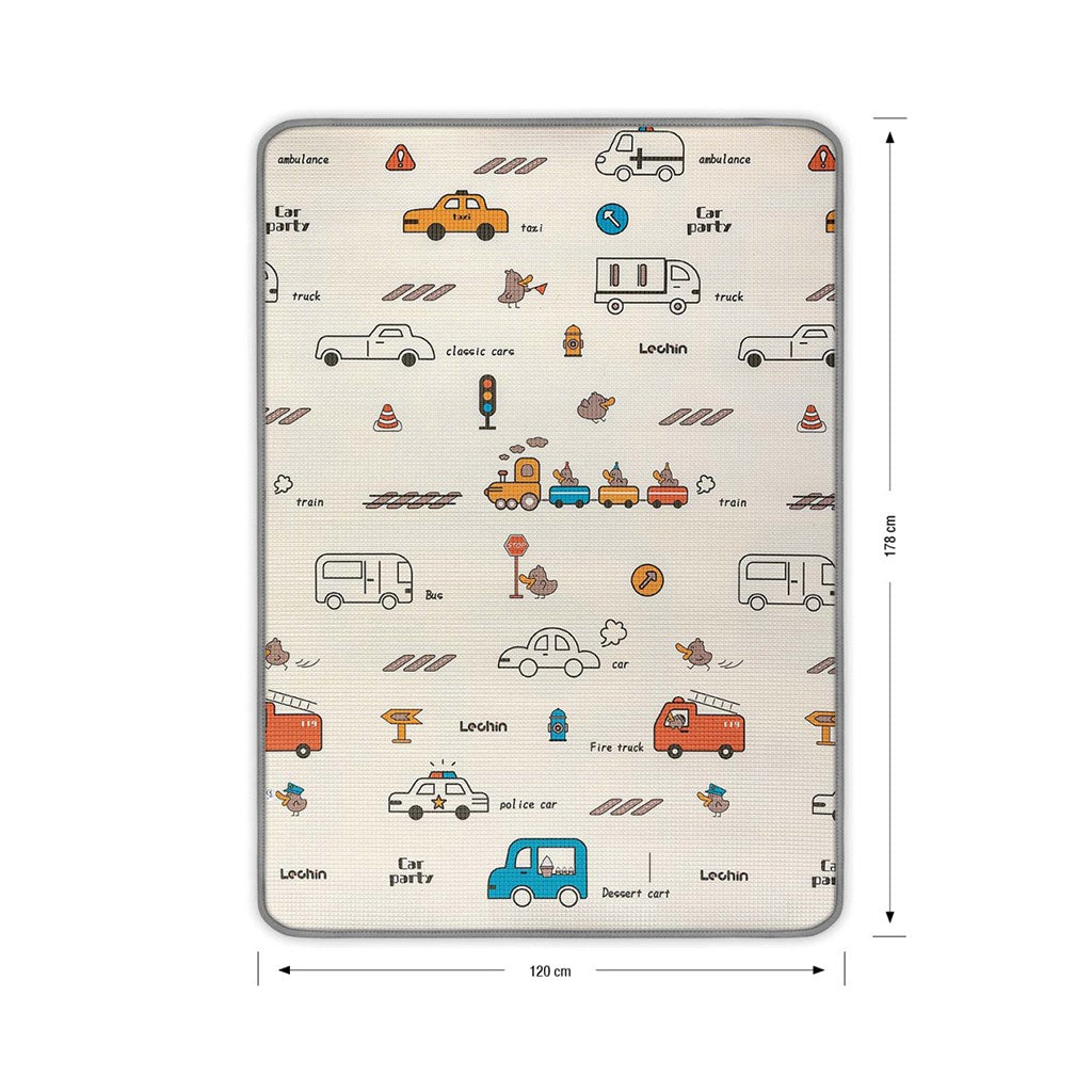 Kétoldalas habszivacs alátét Milly Mally Kinder City 178x120 cm