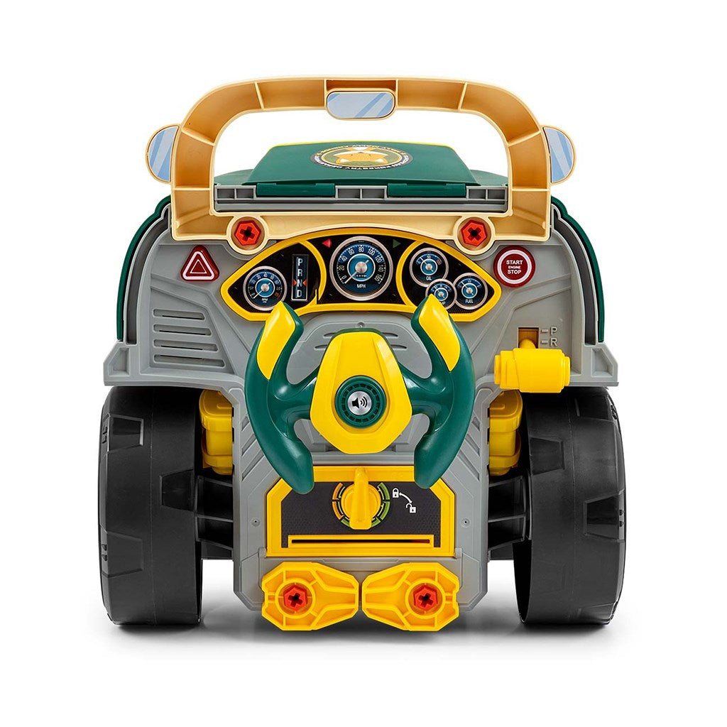 Realisztikus modell az autó elejének nyitható motorháztetőjével, Milly Mally N-GINE green