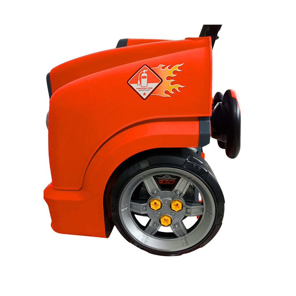 Realisztikus modell az autó elejének nyitható motorháztetőjével, Milly Mally N-GINE red