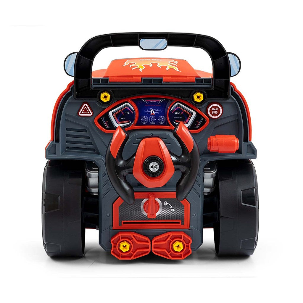 Realisztikus modell az autó elejének nyitható motorháztetőjével, Milly Mally N-GINE red