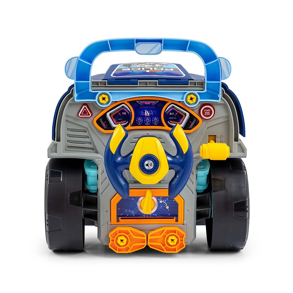 Realisztikus modell az autó elejének nyitható motorháztetőjével, Milly Mally N-GINE blue