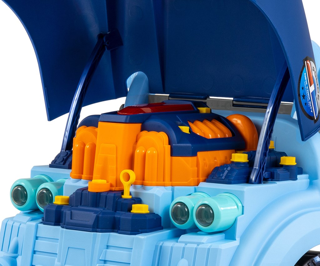 Realisztikus modell az autó elejének nyitható motorháztetőjével, Milly Mally N-GINE blue