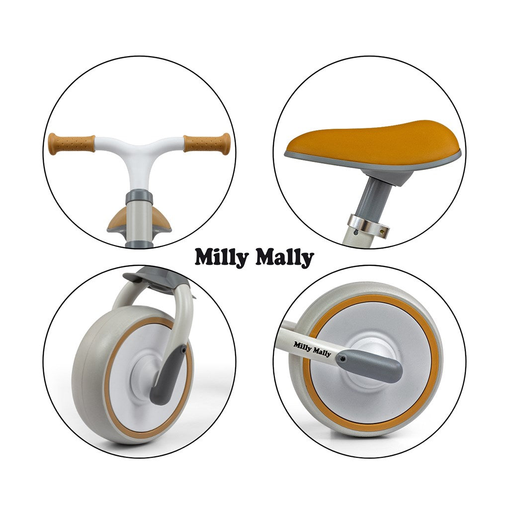 Gyerek futóbicikli Milly Mally Skippy white